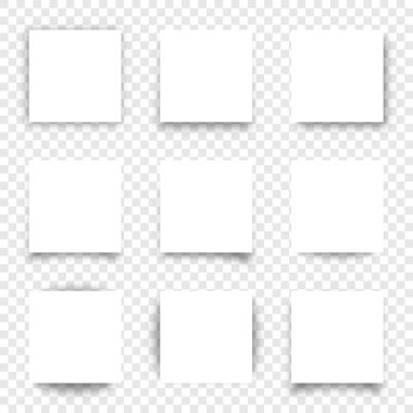 Boş kağıt kareler