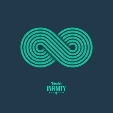 Sonsuzluk sembolü simgesi 