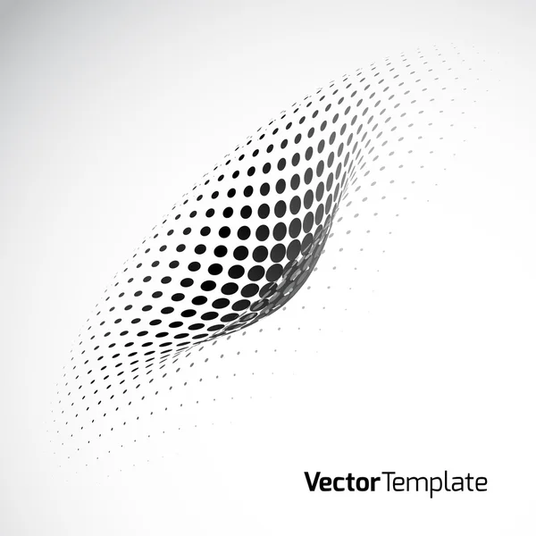 Puntos de medio tono abstractos — Vector de stock