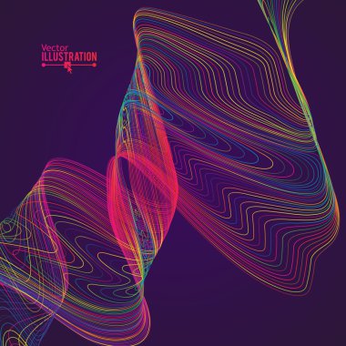 Hareketli renkli çizgiler 