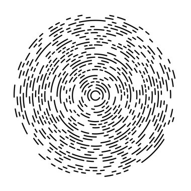 Giriş ve çıkış ile yuvarlak labirent