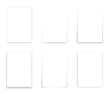 A4 kağıtları kümesi