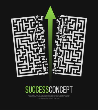 Yeşil ok labirent çöküyor