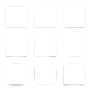 Boş kağıt kareler