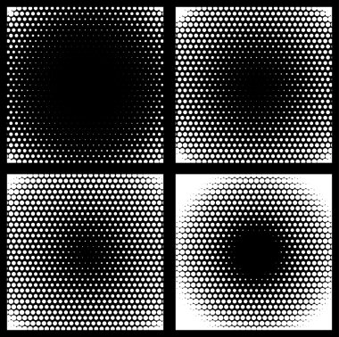 Yarı ton nokta arka plan ayarlamak 