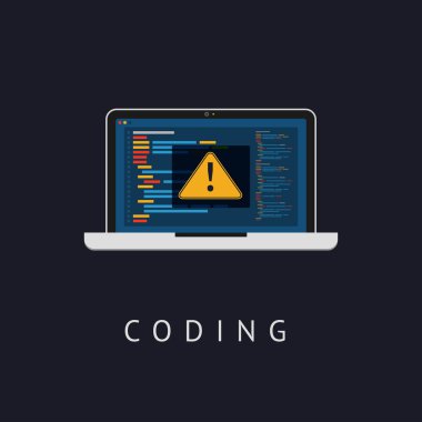 düz stil dizüstü bilgisayar simgesi