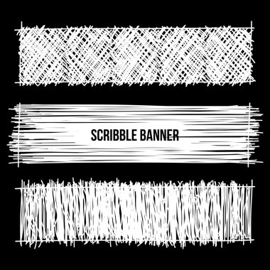 Çizilmiş karalama afiş