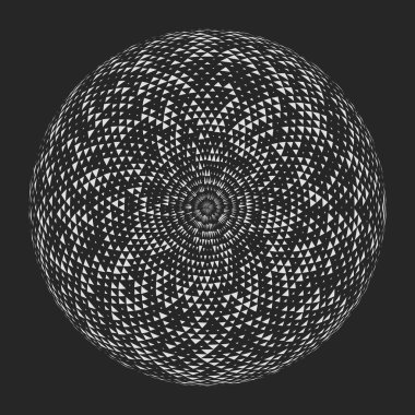 siyah ve beyaz dairesel desen