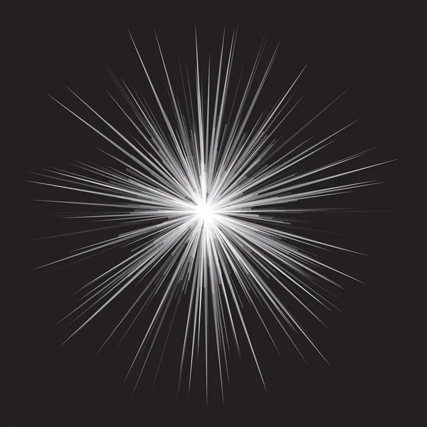 Illustration abstraite de Starburst — Image vectorielle