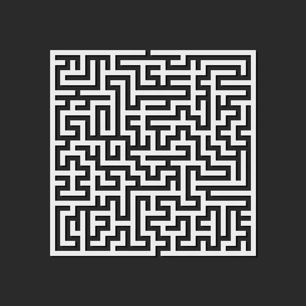 Labyrinthe avec entrée et sortie — Image vectorielle