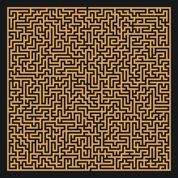 Labyrinthe avec entrée et sortie — Image vectorielle