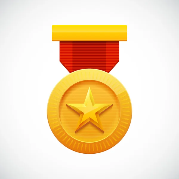 Gold Star Award — Stockový vektor