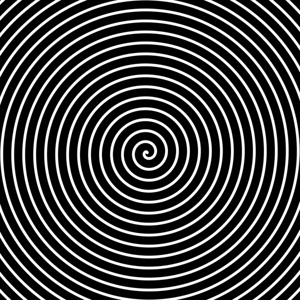 Hypnotic spiral line — Stock Vector