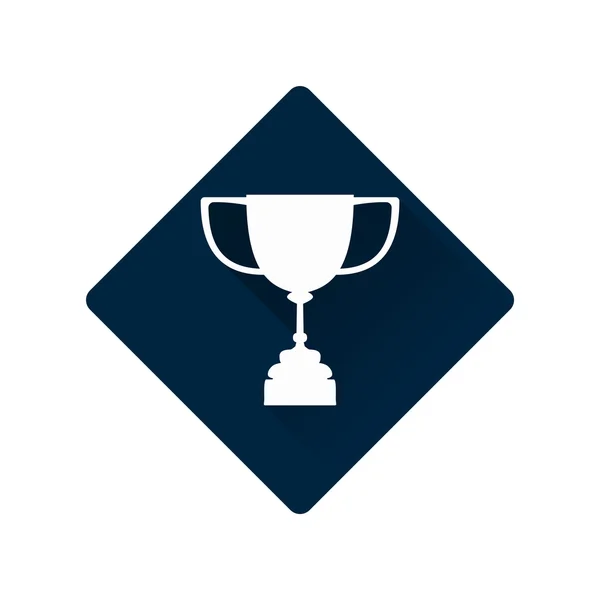 Champions Cup pictogram In Rhombus — Stockvector