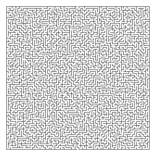 Labyrinthe avec entrée et sortie — Image vectorielle