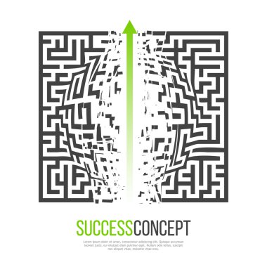 Yeşil ok labirent çöküyor