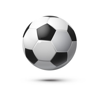 beyaz üzerine futbol topu 