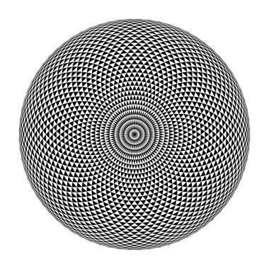 siyah ve beyaz dairesel desen