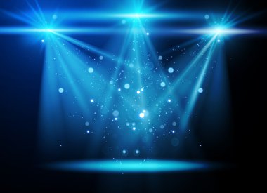 Soyut konser aydınlatma 