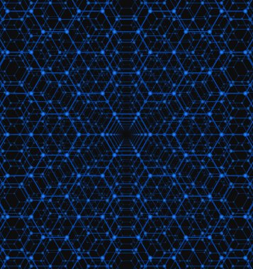 altıgenli soyut arkaplan