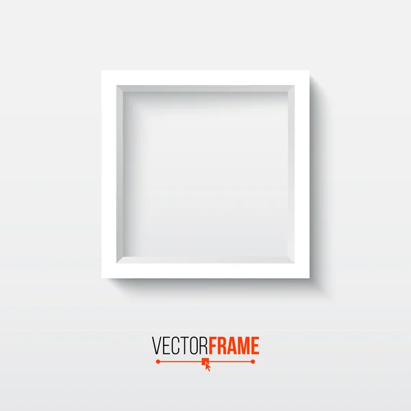 Marco de imagen 3d — Vector de stock