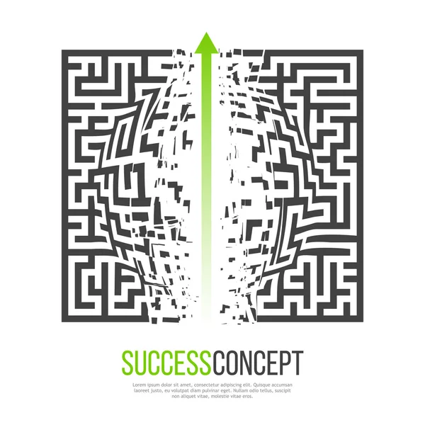 Yeşil ok labirent çöküyor