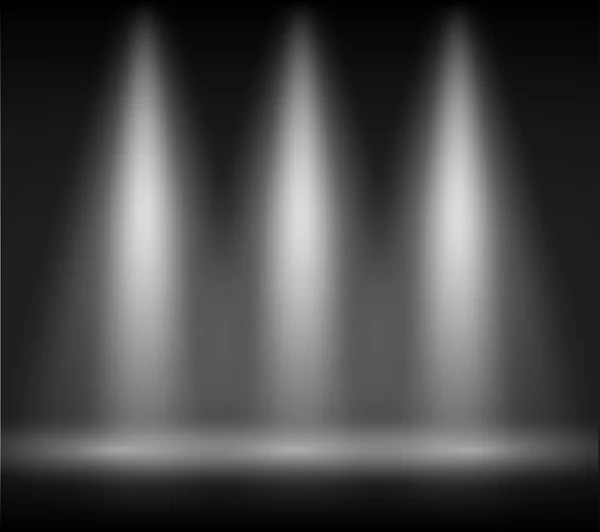 Verlichte fase met schilderachtige lichten — Stockvector