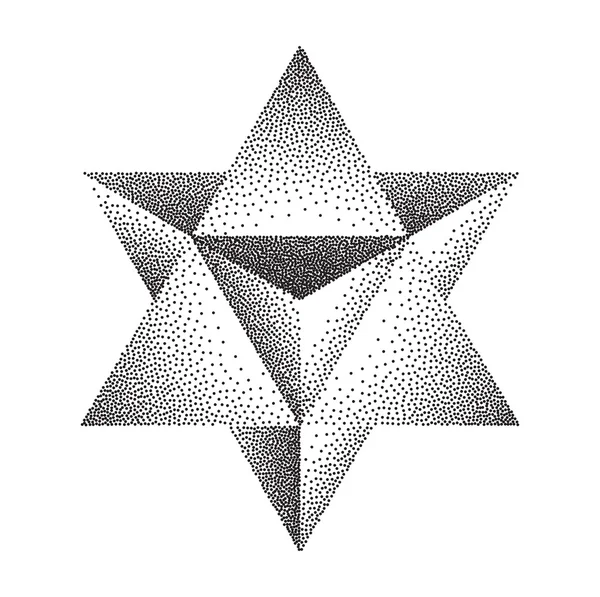 Меркаба или звезда Давида — стоковый вектор