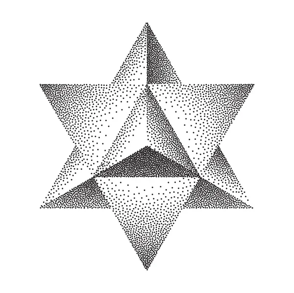 Меркаба или звезда Давида — стоковый вектор