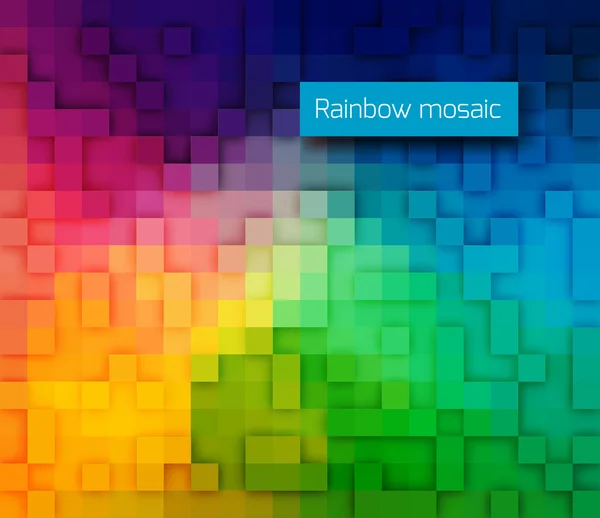 Fundo mosaico colorido — Vetor de Stock