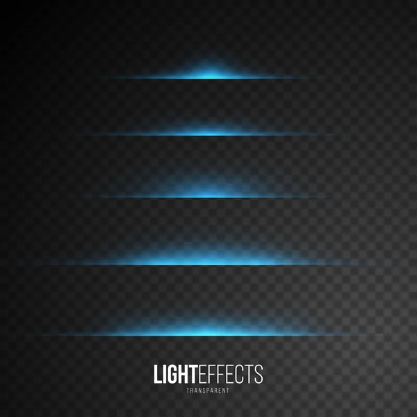 Sada abstraktní objektiv světlice — Stockový vektor
