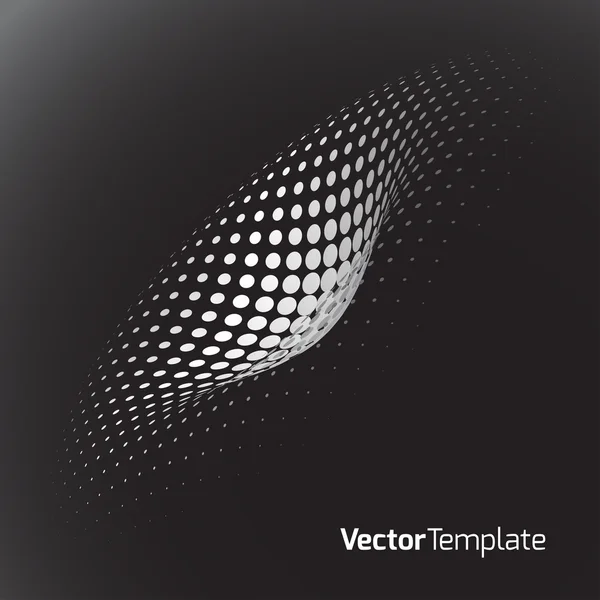 Points de demi-tons abstraits — Image vectorielle