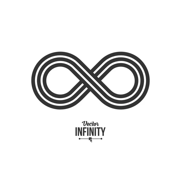 Infinity Symbol Icon — Stock Vector