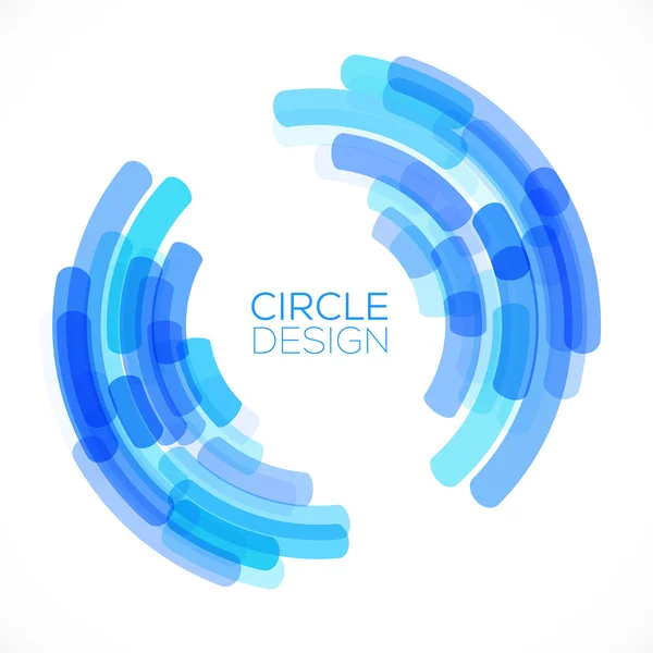 Абстрактний синій фон кола — стоковий вектор
