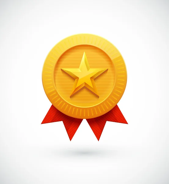 Gold Star Award — Stock Vector