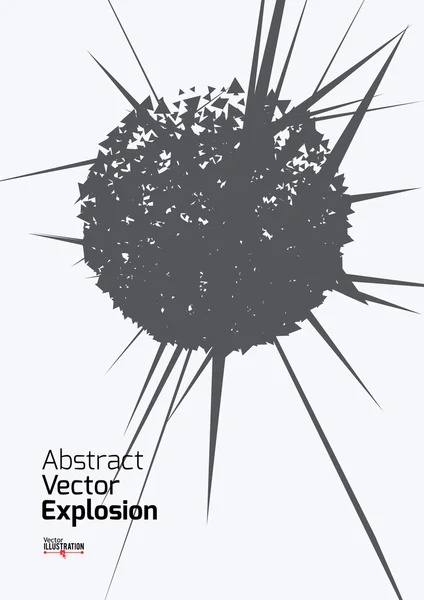 Conception abstraite d'explosion Vecteur En Vente