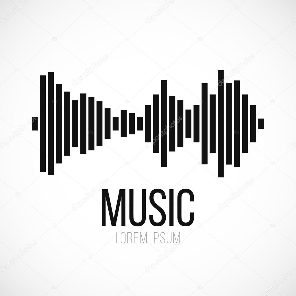 Abstract Equalizer Icon. Vector Illustration.