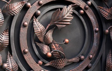 Sahte metal ürünlerinin parçası. yakın plan