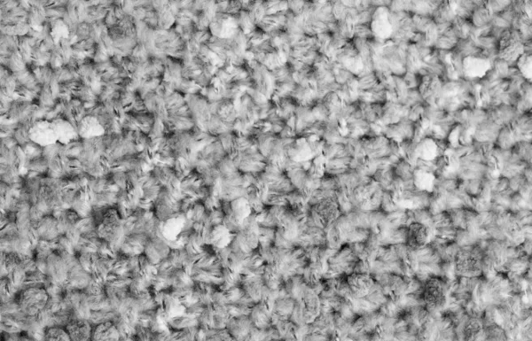 ニット黒と白のファブリックホームセーター — ストック写真
