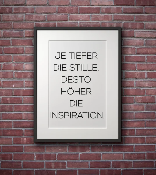 Inspirational Motivating Quote on Picture Frame. — Stock Photo, Image