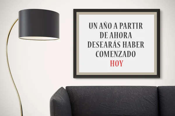 Citação motivadora inspiradora no quadro . — Fotografia de Stock