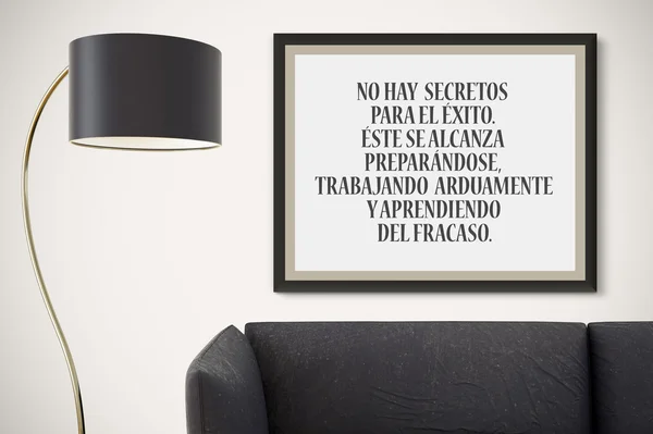 Citação motivadora inspiradora no quadro . — Fotografia de Stock