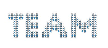 Bir grup insan word takım kurma