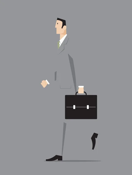 L'homme d'affaires gris — Image vectorielle