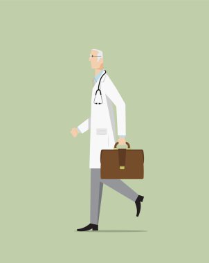 Yürüyüş ve ihale doktor.