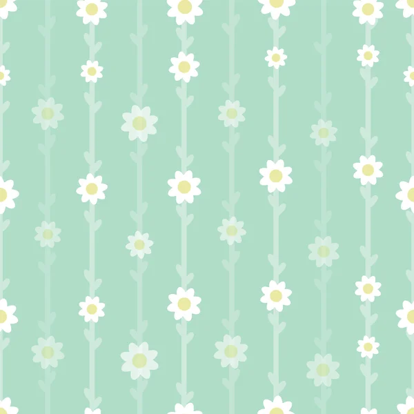 Vector Flower Pattern — Stock Vector