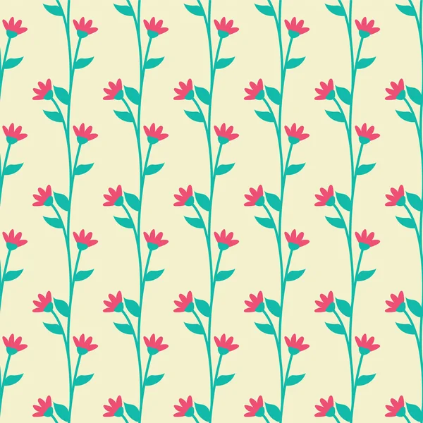 Vector Flower Pattern — Stock Vector