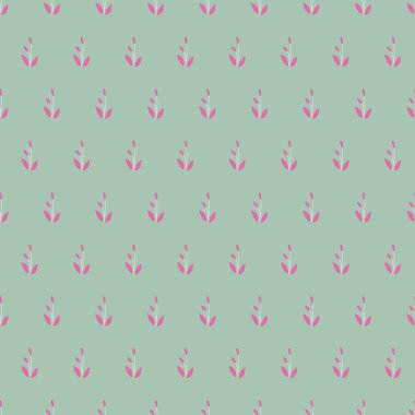 Klasik Dikensiz Çiçek deseni.