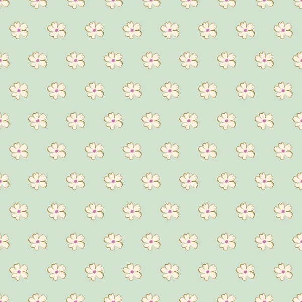 Vintage Seamless Floral Pattern. — Stock Vector