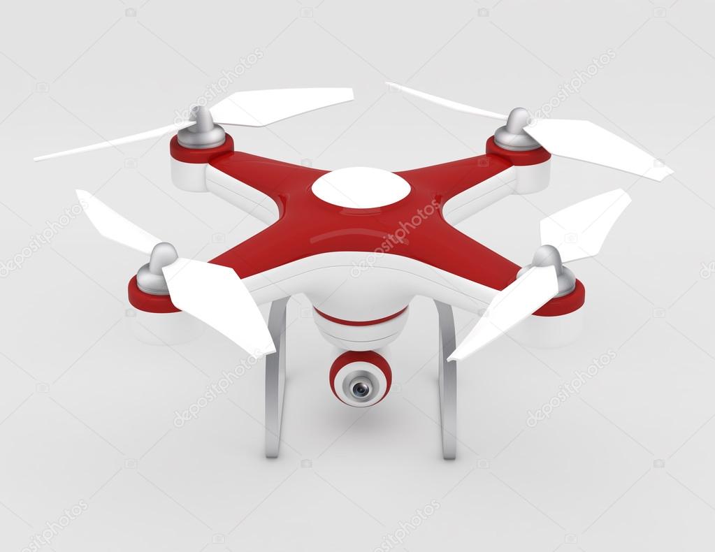 Quadrocopter drone with the camera